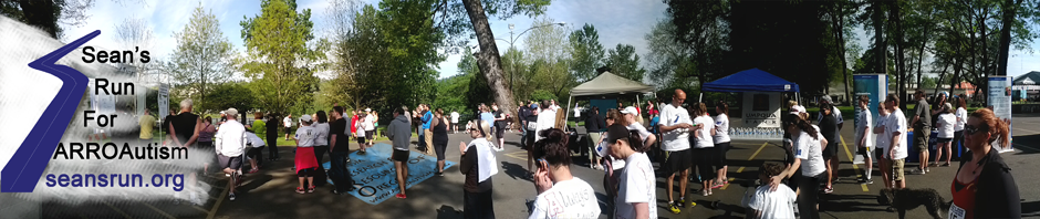 Runners and Walkers Prepare for Sean's Run for ARROAutism on a sunny Oregon day