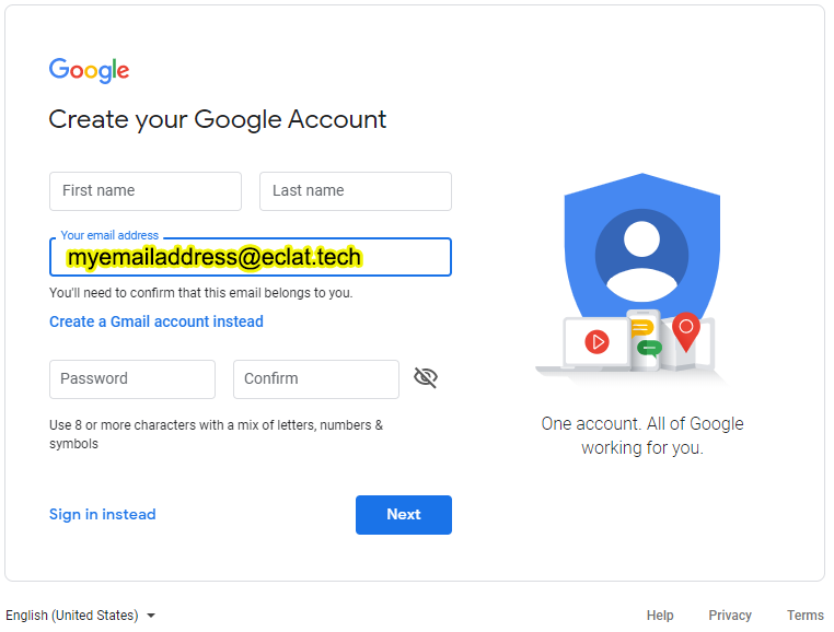 Is Google Account different from email address?